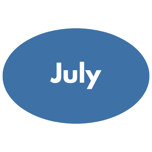 July menu button